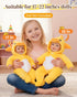 17-20 Inch BABESIDE Reborn Baby Doll Clothes for Dolls Accessories,Cute Yellow Duck Baby Doll Clothes with Hat