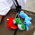 16 Pack Plush Dinosaurs, Mini Dinosaur Figures Assortment Keychain Toy, Soft Dino Stuffed Animal Set for Kids
