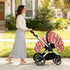 Mazeann Pizza Slices Plaid Car Seat Cover Baby Breathable Soft Infant Carseat Covers Canopies Babies Carrier Covers