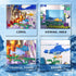 Creative Ideals Fish Tank Building Blocks Toy Sets - Add Water and Charge Light Effects, Best for 6+ Boys, Girls