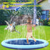 Splash Sprinkler Pad for Dogs Kids, Non-Slip Pet Thickened Durable Wading Bath Pools