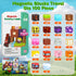 100 Set 3 4 5 6 7 8 9 10 11 12 Magnetic Blocks Travel Magnetic Building Blocks Cubes - PCS Tin Box Magnet Toys STEM