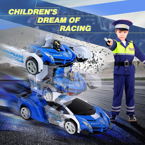 Dolanus Remote Control Car - Transform Robot RC Cars with Batteries: 360 Degree Rotating Drifting, Gift for Boys/Girls