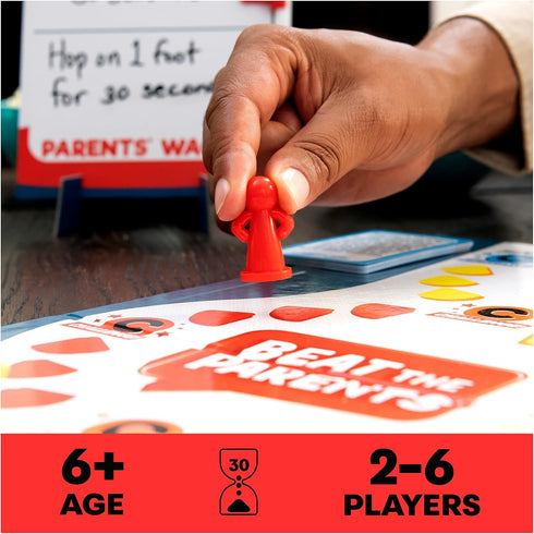 Beat The Parents Classic Family Trivia Game with 25 Bonus Cards for Ages 6+