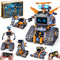 HOGOKIDS Robot Toys with LED Eyes & 18 Expression Building Sets, 5-in-1