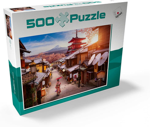 MyPuzzle Premium 500 Piece Jigsaw Puzzle - Idyllic Japan, Made in USA