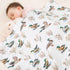 26.5 40 Inches Mallard Duck Baby Blanket for Boys Girls Soft Fleece Minky Blanket with Dotted Backing Double Layer