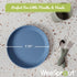 WeeSprout Baby & Toddler Non-Suction Plates with Lids, 100% Food Grade Silicone, 3 Pack