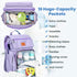 Backpack 16 Backpack Baby Shower Gifts for Mom - Diaper Bag - Organizer Pockets Baby Diaper Bag w/ Insulated Bottle