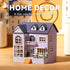 DIY Miniature Dollhouse Kit - Happy House with Furniture for Creative Fun