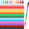20 Pcs Stackable Crayons, Colorful Buildable Crayons for School Office Birthday Party, 12 Colors