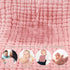 6 Pack 20" 10" 6-Layer 100% Looxii Muslin Burp Cloths Baby Girl - x - Ultra Soft & Absorbent, Cotton for Spit Up