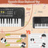 37 Key Upgrade Piano Keyboard for Kids - Musical Toys for 3-6 Year Old Girls, Electronic Piano with Microphone for