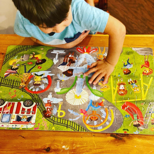 Little Likes Kids - Splash Park Jumbo Puzzle, 48 Pieces, Beginner Jigsaw Floor Puzzle for Preschoolers Age 4-8