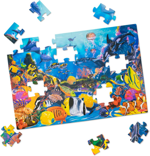 Melissa & Doug Underwater Ocean Floor Puzzle (48 pcs, 2 x 3 feet) - FSC Certified