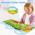 Reusable Sticker Books for Toddlers - Farm Stickers for Kids, Travel Essentials Toy for Ages 1-3
