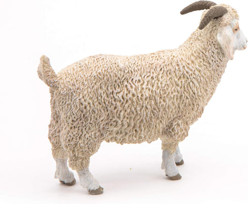 Papo Hand-Painted Figurine Farmyard Friends Angora Goat 51170, Collectible for Children from 3 Years Old
