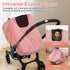 Car Seat Cover Baby Girl, Waterproof Infant Car Seat Canopy with Peep Window and Breathable Holes, Warm Carseat Cover