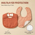 6-Pack POIKSHARK Muslin Baby Bibs for Unisex Boys Girls, Cotton Baby Drool Bibs, Drooling and Teething Bibs for Infant