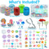 18oz 6 Accessories(150 Set, 3 4 5 6 SIMPLIPLAY Mermaid Sensory Kit, Pcs Glitter Doughs with Pcs+), Non-Toxic Play Dough