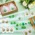 36 Sets Valentine Favors for Kids - Creative Avocado Eraser Fruit Pencil Erasers with Valentine's Day Cards