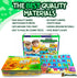 WOOODLIFY 5 Pack 1-3 2-4 Wooden Puzzles for Toddlers - Colorful Chunky Wooden Peg Puzzles - Educational Learning