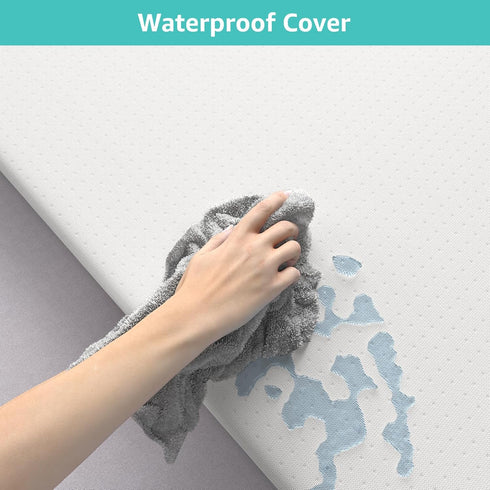 YENING Pack 38x26 Pack Organic Cotton and Play Mattress Pad Breathable Waterproof Baby Mattress for N Play Matress