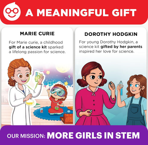 Set 8-10-12-14 8,9,10+ 50+ Doctor Jupiter Girls' Science Kit, Chemistry for Kids Ages Ideas for Year Old Girls | STEM