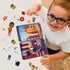 Hapinest Magnetic Heroes Pretend and Play Travel Playset Toy for Boys Ages 4 Years and Up, Fireman, Policeman, Knight