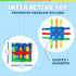 Buckle Toys - Boomer Square - Learning Activity Toddler Plane Travel Essential Toy - Develop Motor Skills and Problem