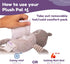 "Cat Stuffed Animals Warmie for Kids - 12 Inch Microwavable Plush Pal with Dried Lavender Aromatherapy"