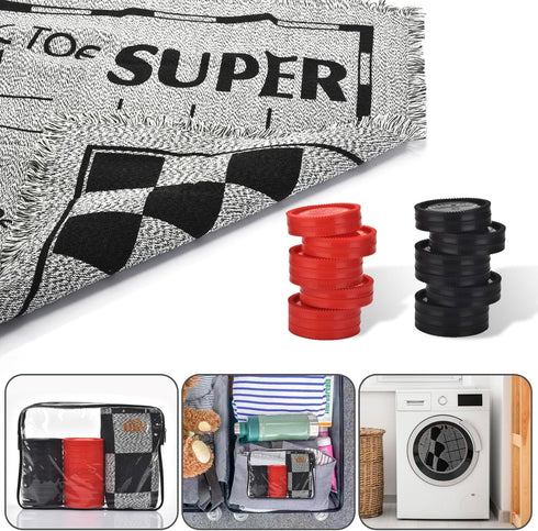 Giant Checkers Board Game Set - 3 in 1 Jumbo Tic Tac Toe Game for Kids & Adults, Indoor Outdoor Fun