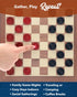 WE Games Wooden Checkers Pieces, 24 Red & Black Checker Pieces Only with Drawstring Storage Bag, 1.062-inch Diameter
