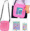 3pc Tech Set for American 18" Dolls with Cell Phone, Computer Tablet, and Accessory Bag - Premium Durable Metal