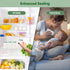 10oz Momcozy 22oz 4PCS Breastmilk Storage Bottle, Compatible with Milk Cooler & Spectra Pumps, Wide-Neck Collection