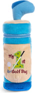 Genius Baby 9" Golf Bag, Includes Teddy Bear, Blue Bag with 'My 1st Golf Bag', Perfect Size for Small Hands