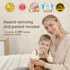 4 2 Pack Moonkie Baby Fruit Feeder with Freezer Tray, BPA Free Silicone Food Feeder for Infant Self Feeding, Breastmilk
