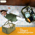 Large Diaper Caddy Organizer with Handle Neutral Boy Girl Baby Basket for Nursery, Car, Changing Table Portable Baby