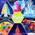 Rxeody 150+ Set, 4+ Science Kits for Kids, STEM Activities Educational Science Experiments Gifts with Chemistry
