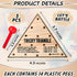 Wooden Triangle Peg Board Game - 3 Pack Retro Mini Travel Game