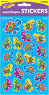 Trend Terrific Turtles Large superShapes Stickers, 168 Count Classroom Incentives
