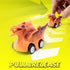 JOYIN 13 in 1 Dinosaur Toys for Kids 3-5, Dinosaur Truck with 12 Pull Back Cars, Birthday Gifts for Boys