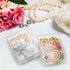 Tebery 24 Pack Blank Playing Card Case Clear Card Deck Box Snaps Closed for Game Card Storage Organizer