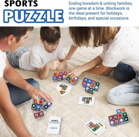LARDEMOTO 2.0 3+ Sports Match Puzzle Game Family Games for Children & Adults Block Board Games for Kids Fast Paced