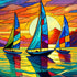 Springbok's Sunset Sailing 500 Piece Jigsaw Puzzle for Adults, Unique Cut Pieces, Made in USA
