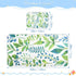 SyXIOP 28" 52" Blue-Green Leaves Cooling Baby Waterproof Crib Mattress Cover x Breathable Pads for Bed for Kids, Adult