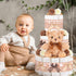 YLOLUL 23 Set Pcs Diaper Cake Kit Baby Shower Bear Diaper Cake Decorations Baby Shower Diaper Cake Supplies Teddy Bear