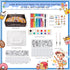 Liktoy 44Pcs 28Pcs 12 2 3D Set, Magic Foam Texture Painting Kit, Foam Texture Paper, Colorful Brush, Water Brushes