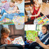 Montessori Busy Book for Toddlers 3-5, Kids Preschool Learning Book with 36 Themes, Educational Gifts