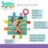 Taggies Crinkle Me Baby Toy, Brother Puppy, 6.5x6.5 Inch, Pack of 1